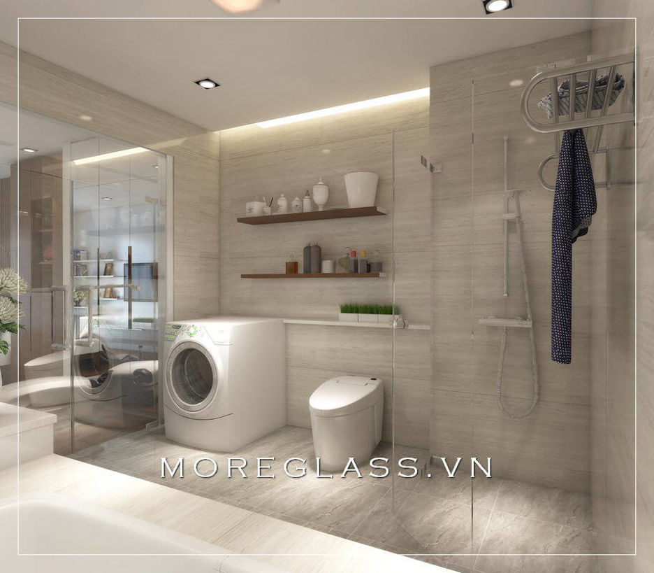 Ấn tượng mẫu thiết kế phòng tắm hiện đại của Morehome